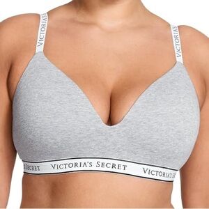 VICTORIAS SECRET THE T-SHIRT Lightly Lined Wireless Bra size 32DD